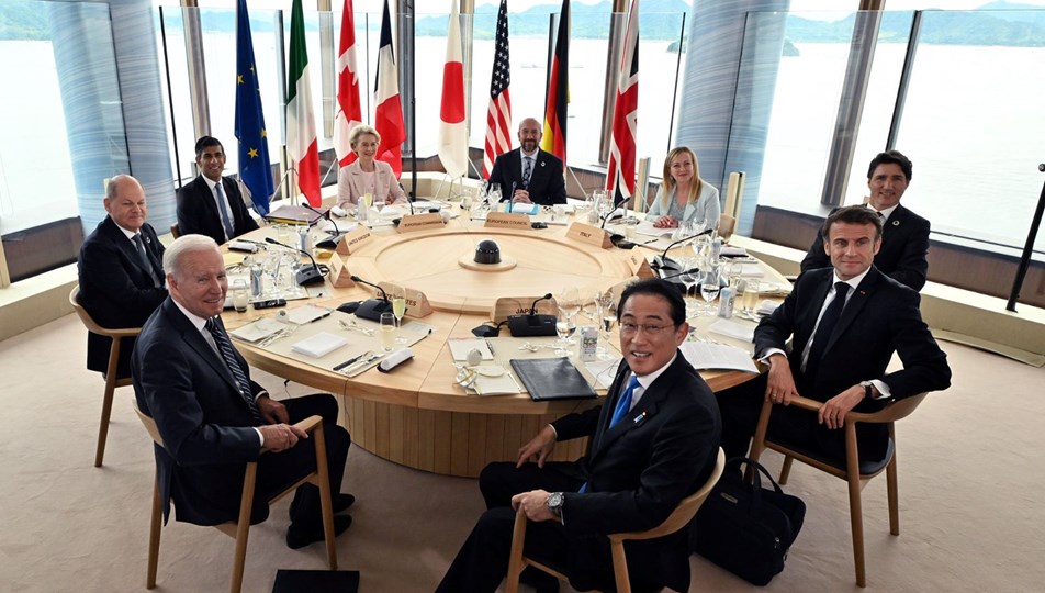 G7 ülkelerinin liderleri Hiroşima’da bir araya geldi