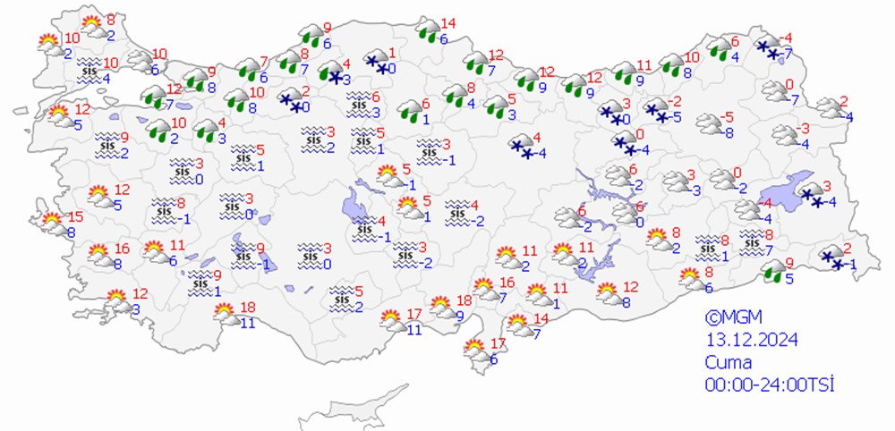 Balkanlardan soğuk hava geldi | Sıcaklık hızla düşecek: Cuma gününe dikkat! - 17