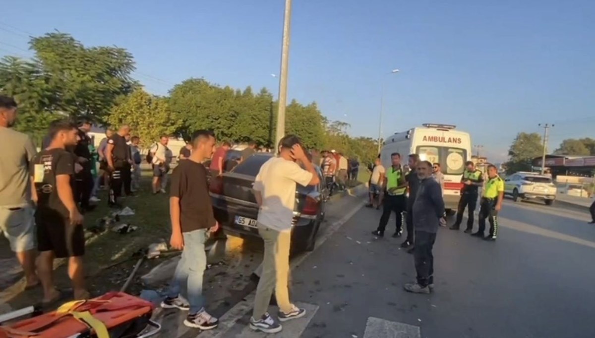 Fethiye'de iki otomobil çarpıştı: 6 yaralı