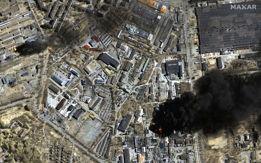 Rusya’nın saldırdığı Ukrayna şehirlerinin uydu görüntüleri
ortaya çıktı - 2
