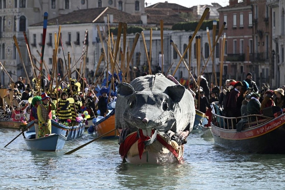 Venedik Karnavalı, Büyük Kanal’da renkli başlangıç yaptı - 7