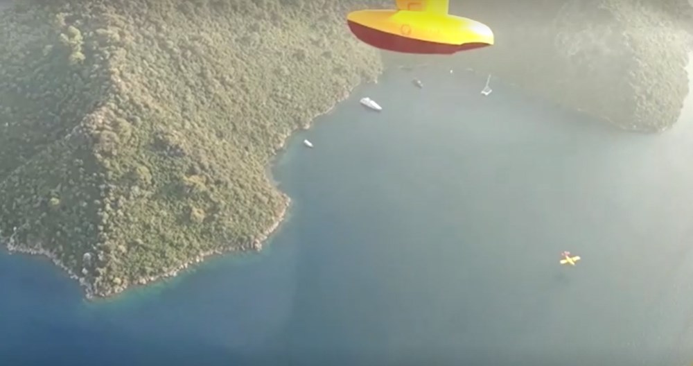 İspanyol ve Hırvat pilotlar Türkiye'de: Havadan ilk görüntüler - 9