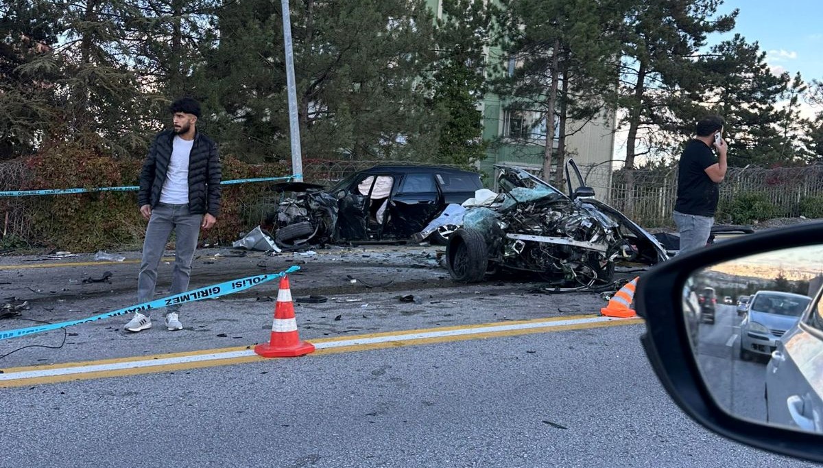 Ankara'da feci kaza Ankara'da feci kaza