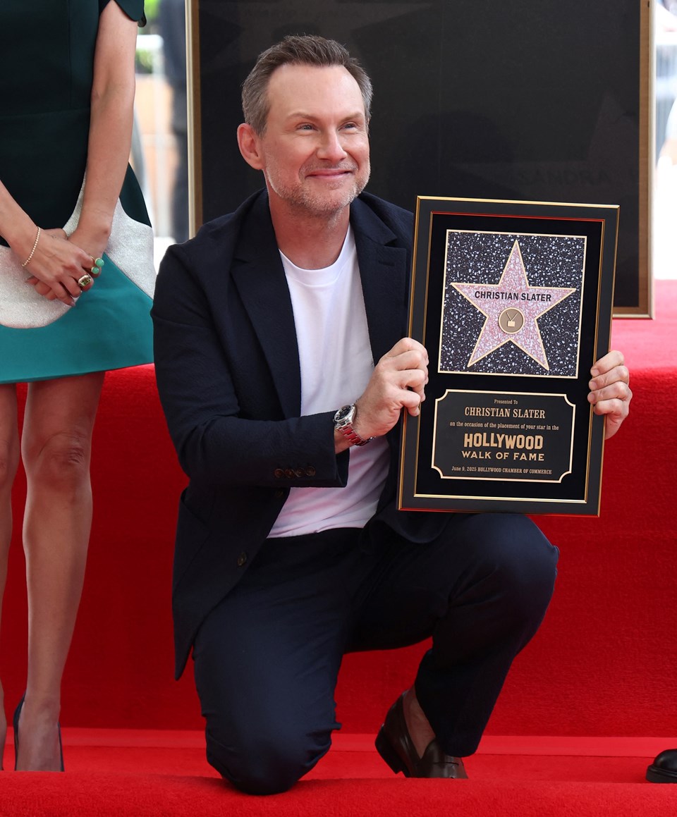 Christian Slater Hollywood Şöhretler Kaldırımı’nda yıldız sahibi oldu - 1