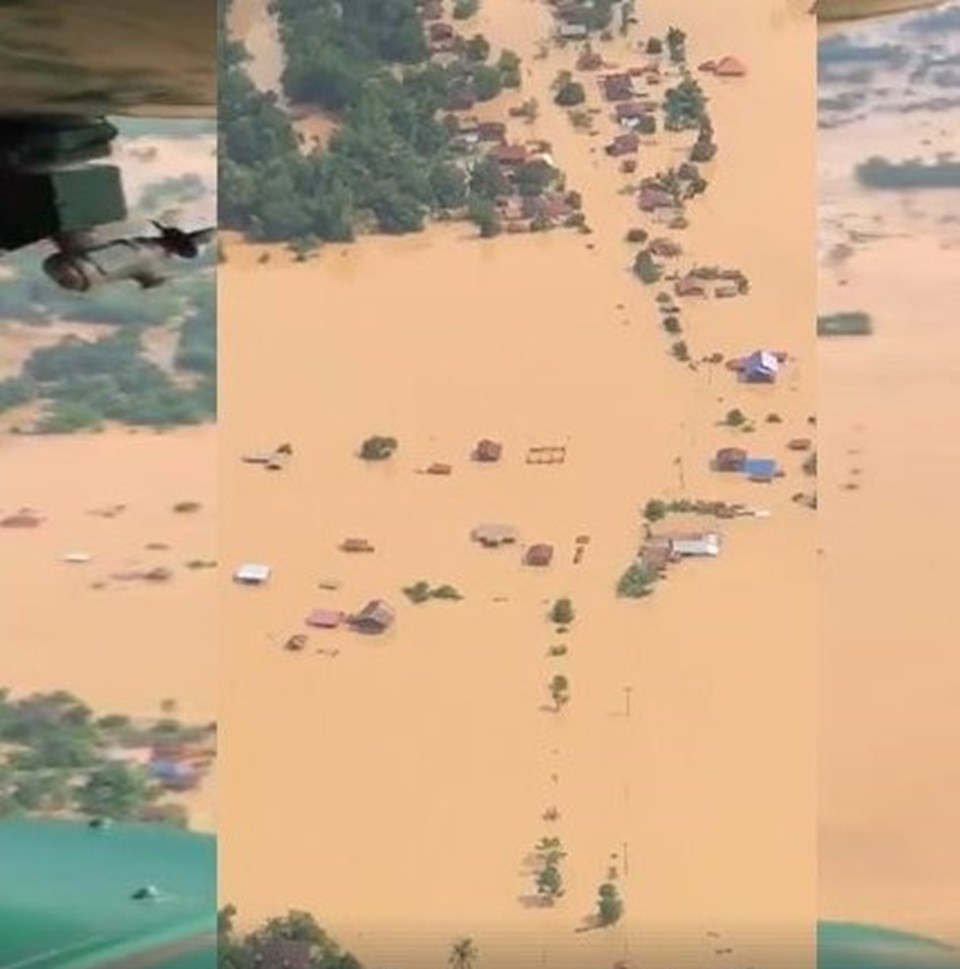 SON DAKİKA... Laos'ta baraj çöktü: Yüzlerce kişi kayboldu - 1