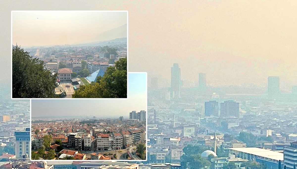 Bursa duman altında kaldı, belediye uyardı: Cam ve kapıları kapatın