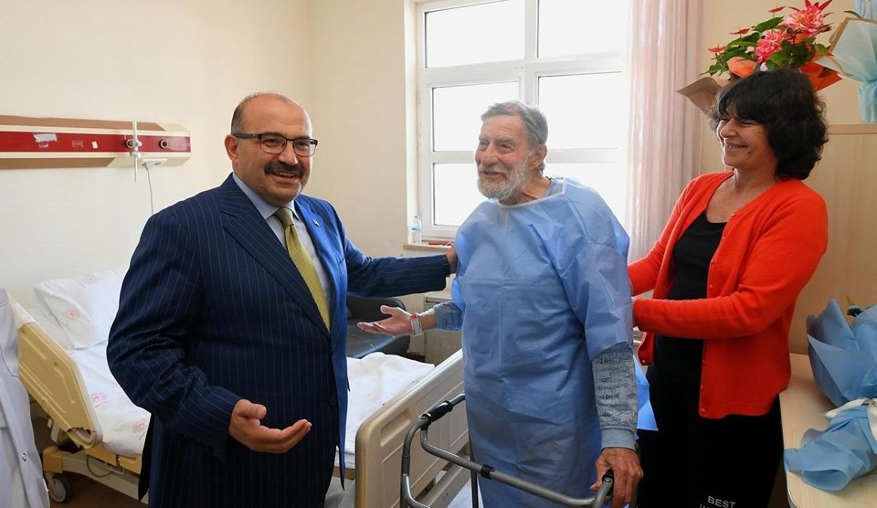 Usta oyuncu Ahmet Mekin taburcu oldu - 2