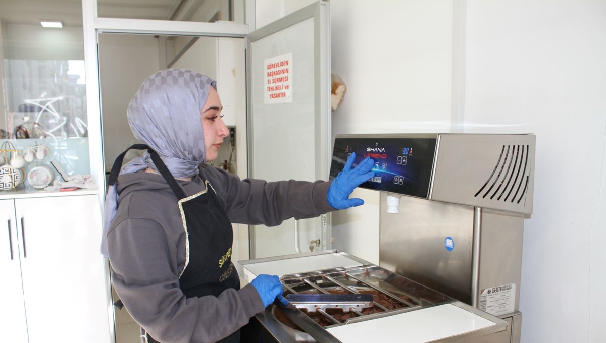 Vanlı kadınlardan doğal çikolata üretimi