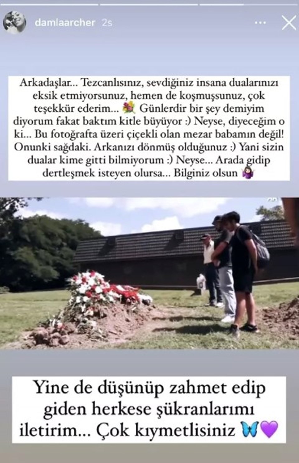 Erkin Koray’ın kızı, babasının Kanada’daki mezar taşını paylaştı - 2
