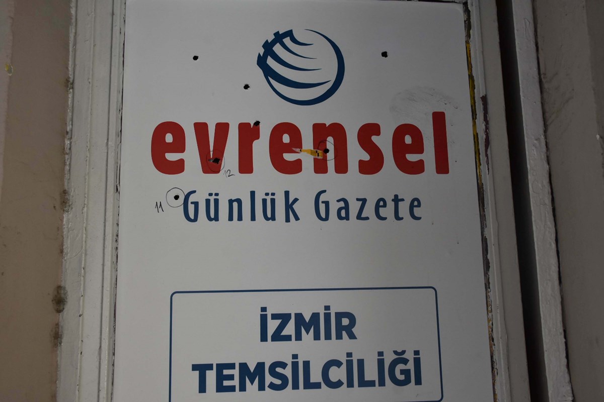 Olay sonrası kurşun izleri