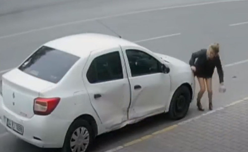 Tartıştığı eşinin aracını parçaladı - 5