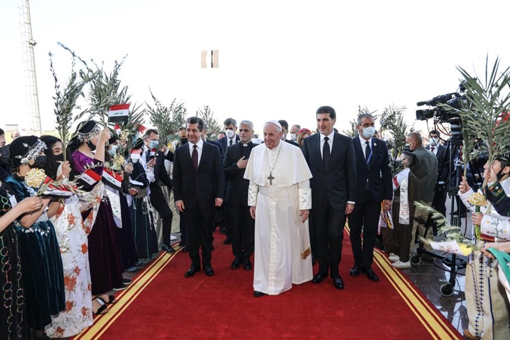 Tarihi ziyarette üçüncü gün: Papa Kürt lider ile görüştü - 2