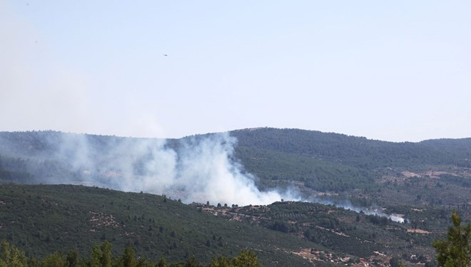 Mu�la'da orman yang�n�: Havadan ve karadan m�dahale