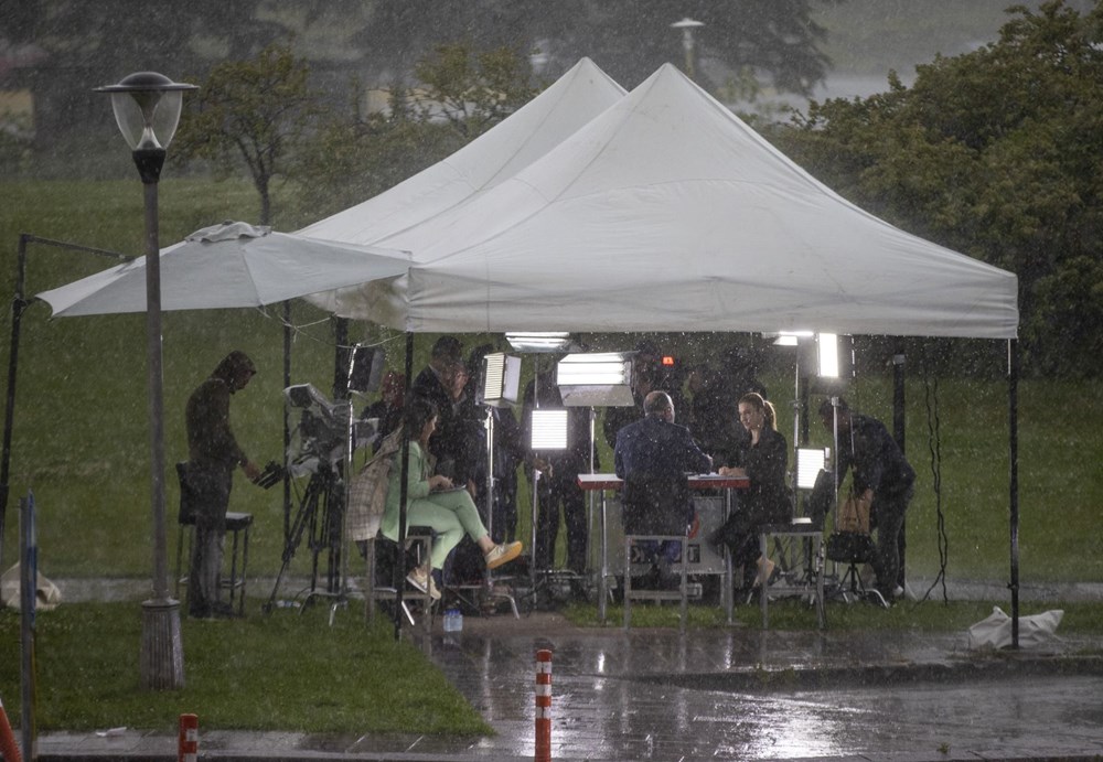 Ankara'da sağanak ve dolu etkili oldu - 14