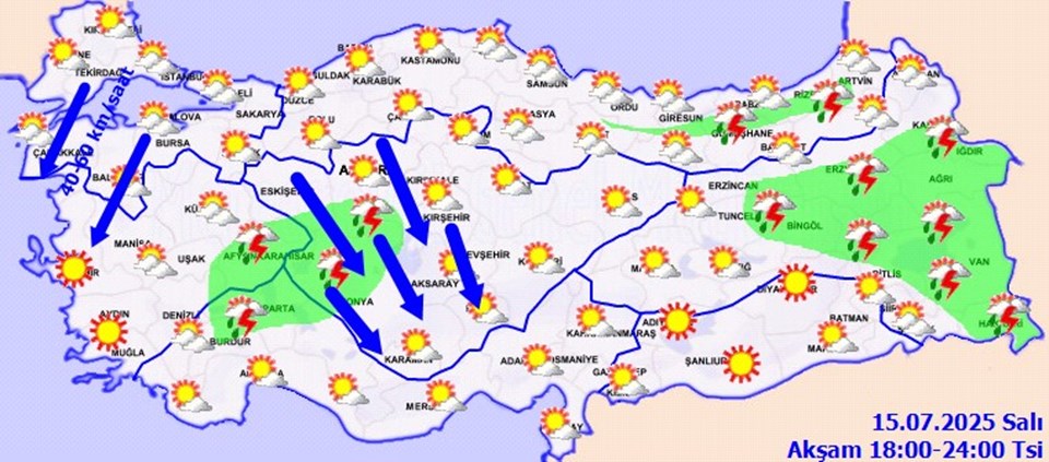 Ülke genelinde sağanak yağışı uyarısı - 3