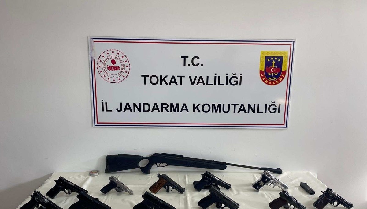 Tokat'ta kaçak silah operasyonu: 2 kişi yakalandı