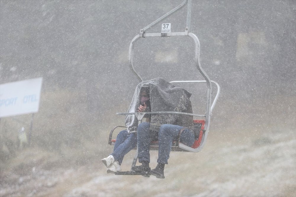Yurttan manzaralar: Kar erken geldi - 27