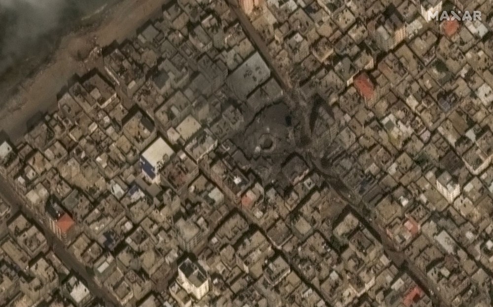 İsrail'in Gazze'deki saldırıları uydudan görüntülendi: Evler küle döndü - 3