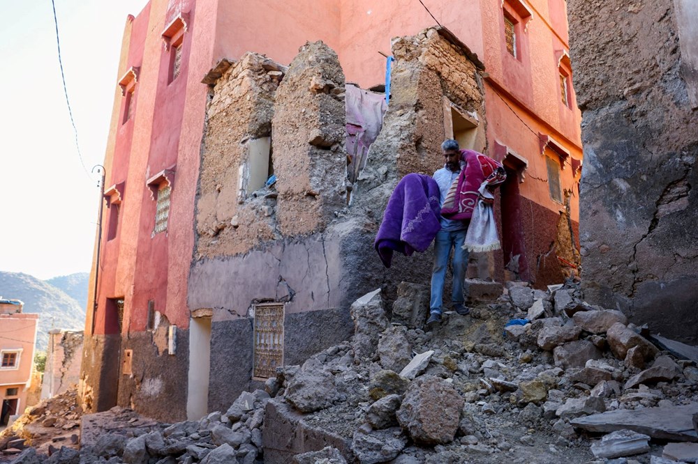 Fas'taki depremde son durum: Çok sayıda köy tamamen yok oldu - 3