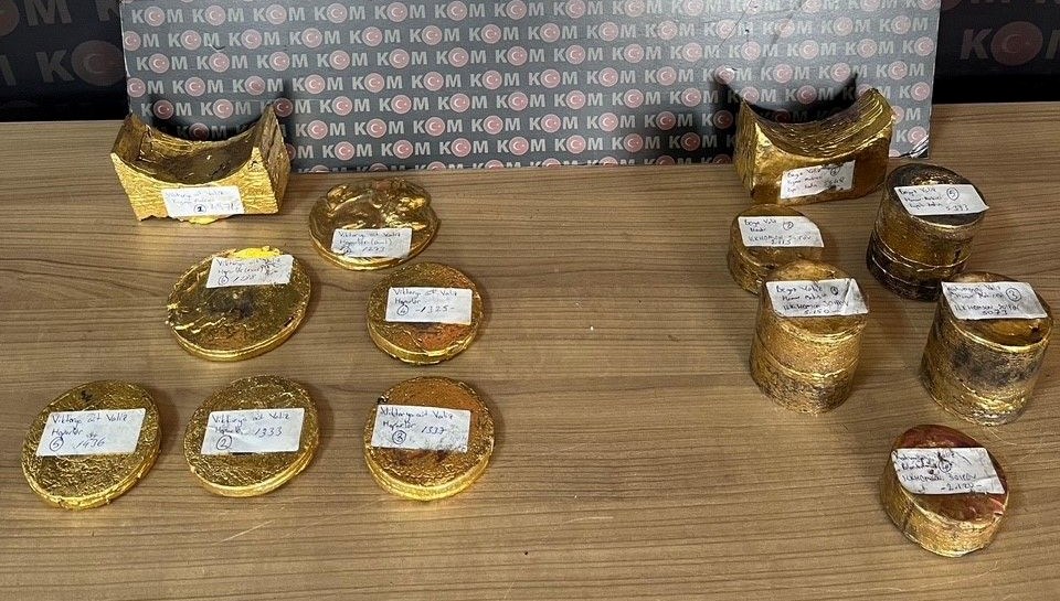 61 kilo kaçak altın ele geçirildi