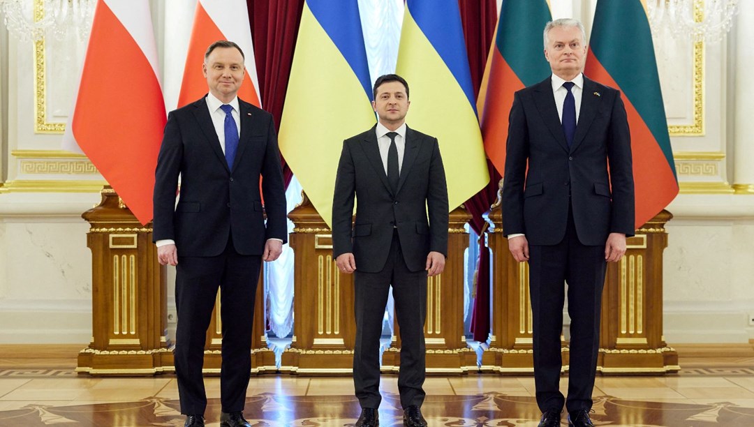 SON DAKİKA: Ukrayna, Polonya ve Litvanya’dan ortak deklarasyon