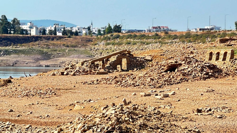Bodrum’a su veren ikinci baraj da kurudu - 5