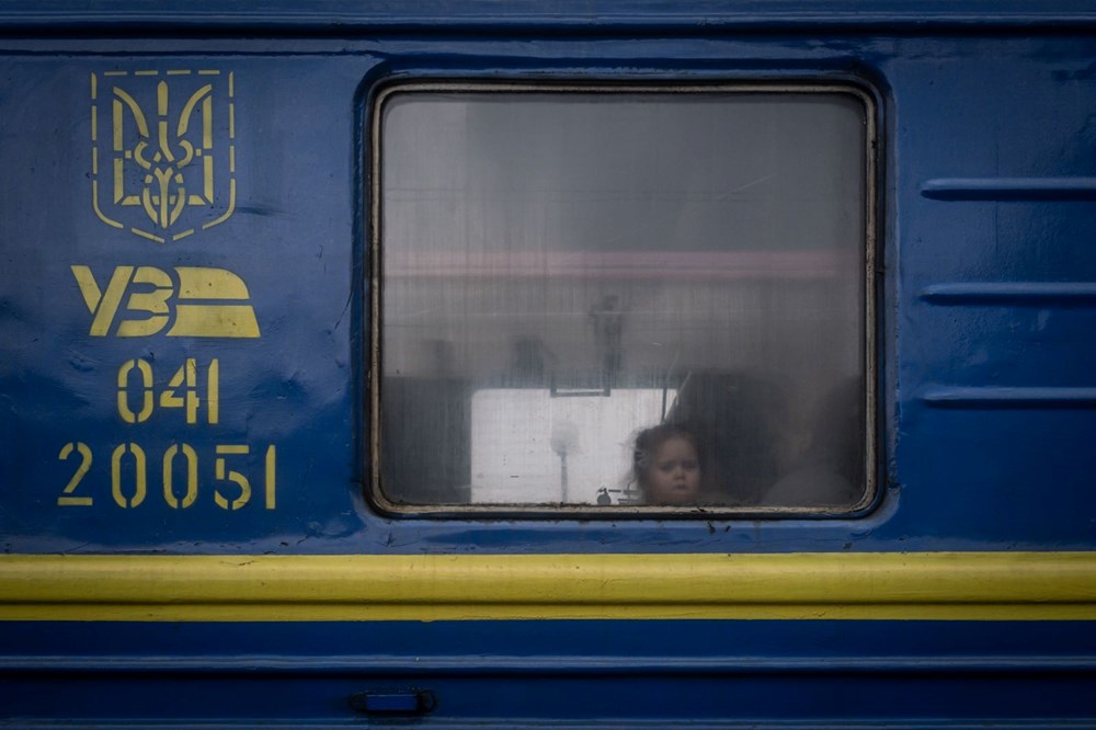 Rus saldırısından kaçış: Lviv tren istasyonunda endişeli bekleyiş - 38