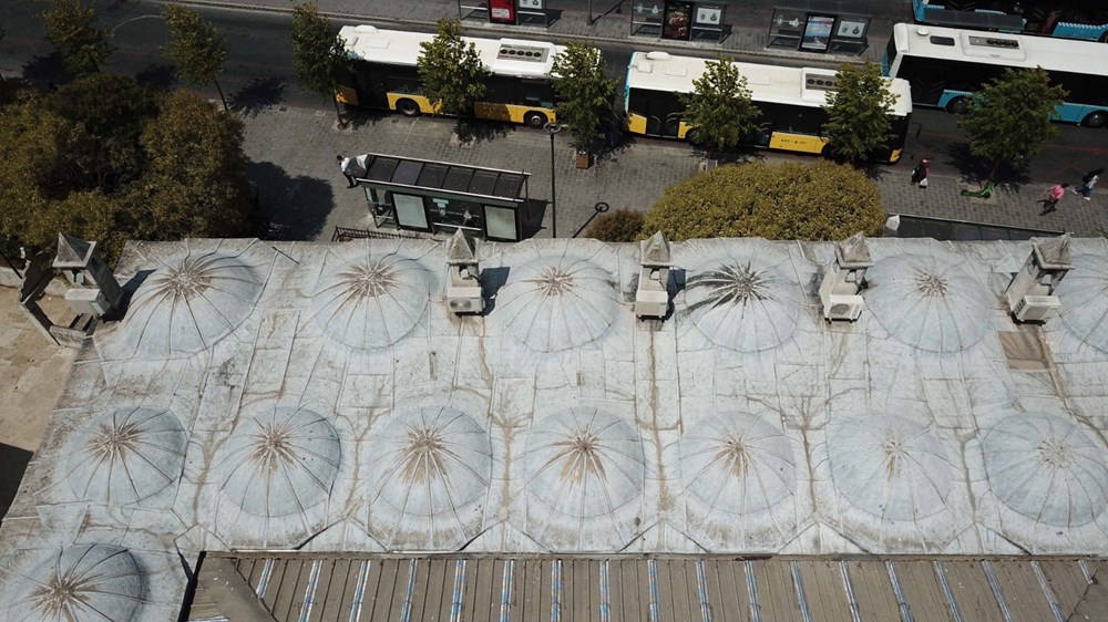 Mihrimah Sultan Külliyesi'nin bacalarındaki klimalar kaldırıldı - 2