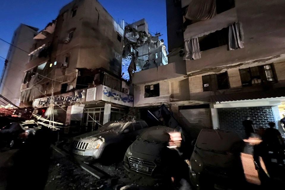 Israeli air strikes on Lebanon's capital, Beirut - 2