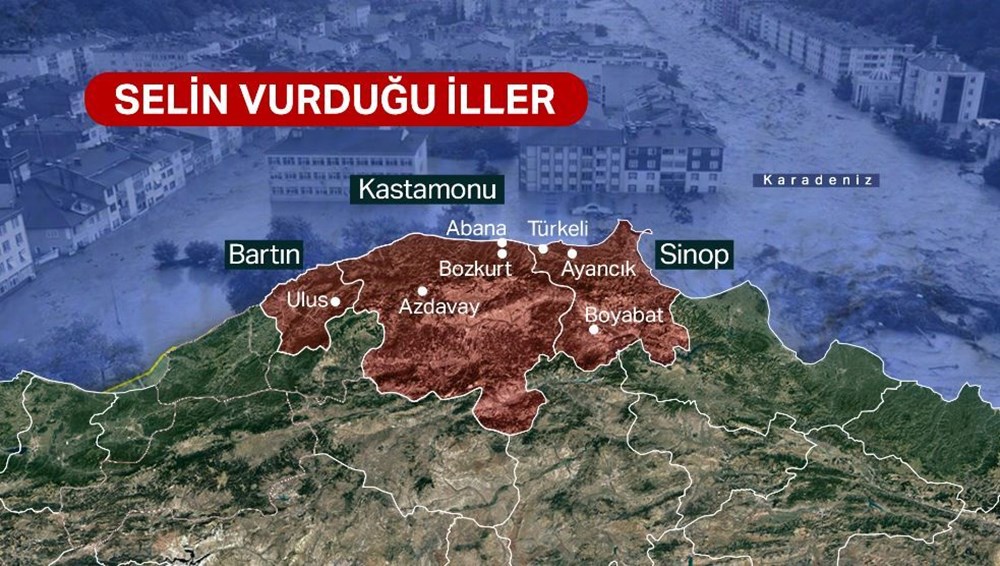 Batı Karadeniz'deki sel: Kastamonu'da can kaybı 9'a yükseldi - 1