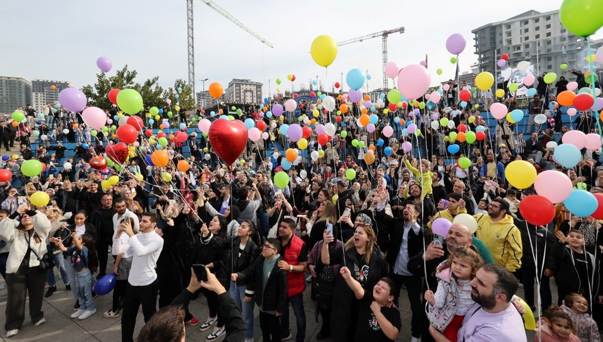 Balonlar bu kez Emin Efe için uçtu