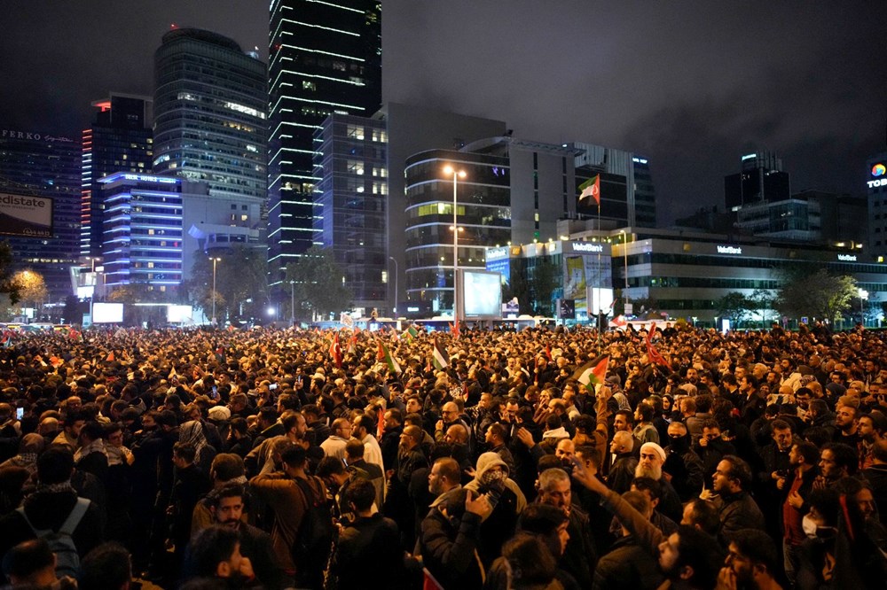 Yurt genelinde İsrail protestoları (Binlerce kişi sokaklara çıktı) - 25