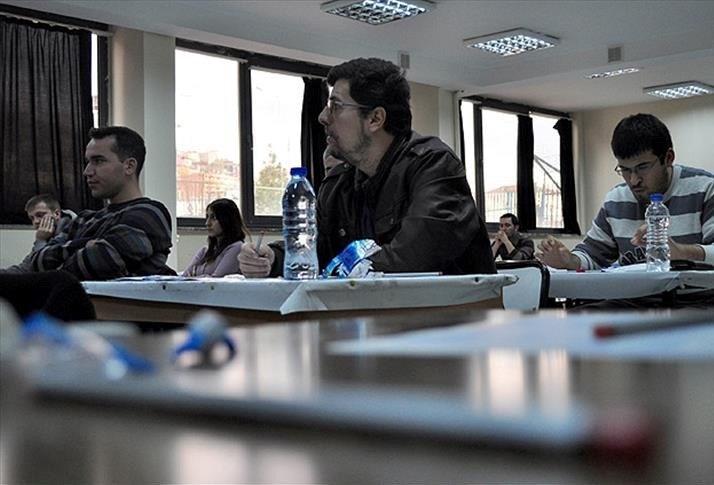 ÖSYM tarafından gerçekleştirilen ALES sınavından bir görüntü