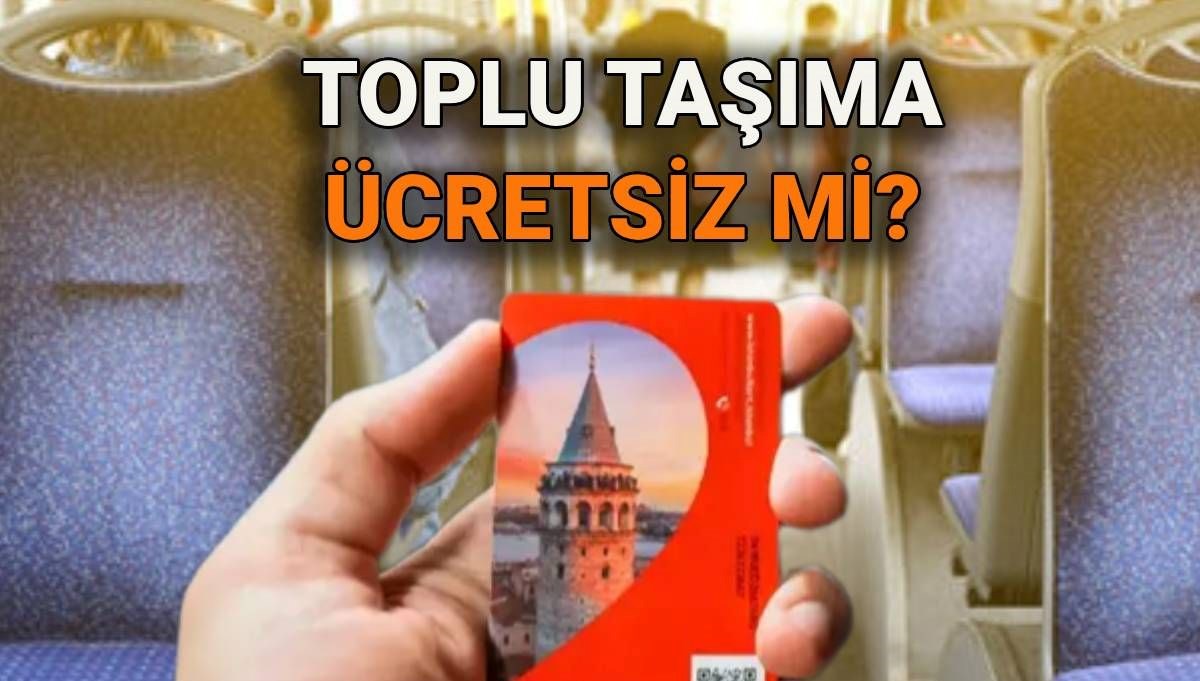 15 Temmuz toplu taşıma ücretsiz mi? Yarın otobüs, metro, metrobüs, marmaray, tramvay ve vapurlar bedava mı?