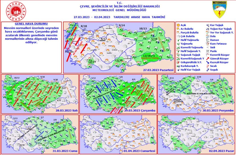 Önce yağmur sonra kar geliyor (Meteoroloji'den haftalık hava durumu raporu) - 4