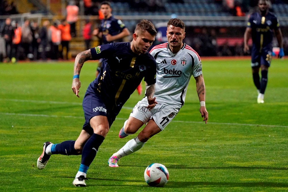 Kasımpaşa ile Beşiktaş puanları paylaştı: Bir kırmızı kart bir sakatlık 74