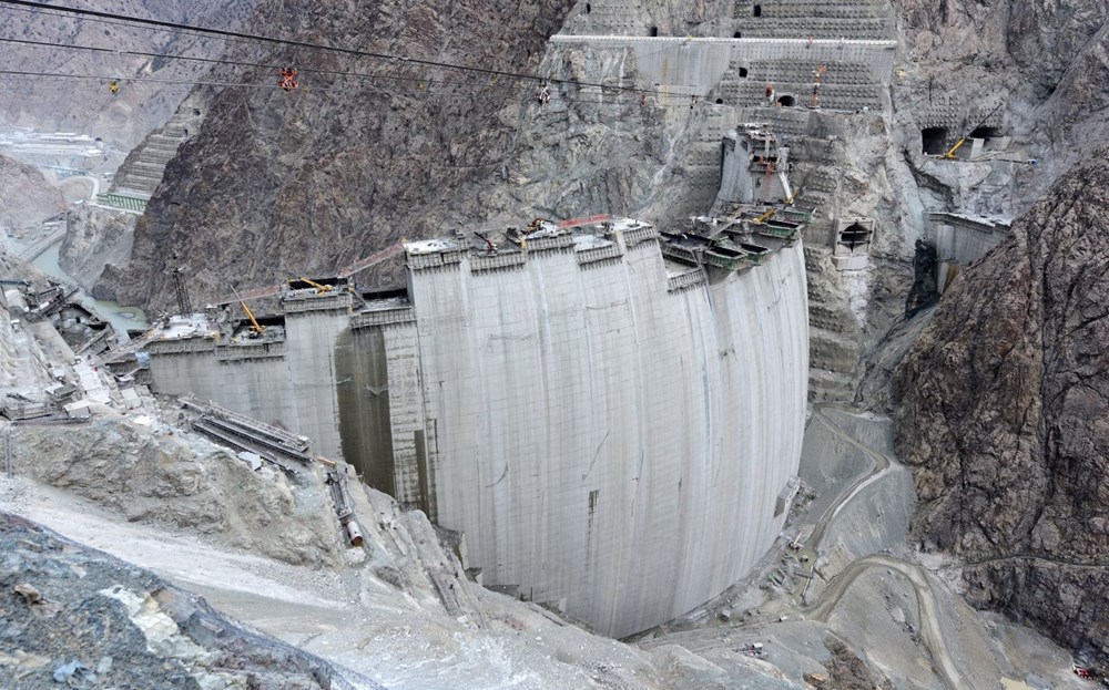 Yusufeli Barajı'nda dökülen 4 milyon metreküp betonla rekor kırıldı - 10