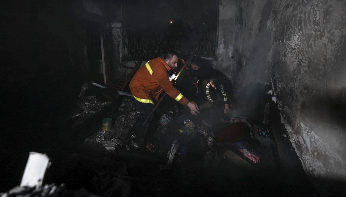 Gazze'de yangın faciası: 21 kişi hayatını kaybetti