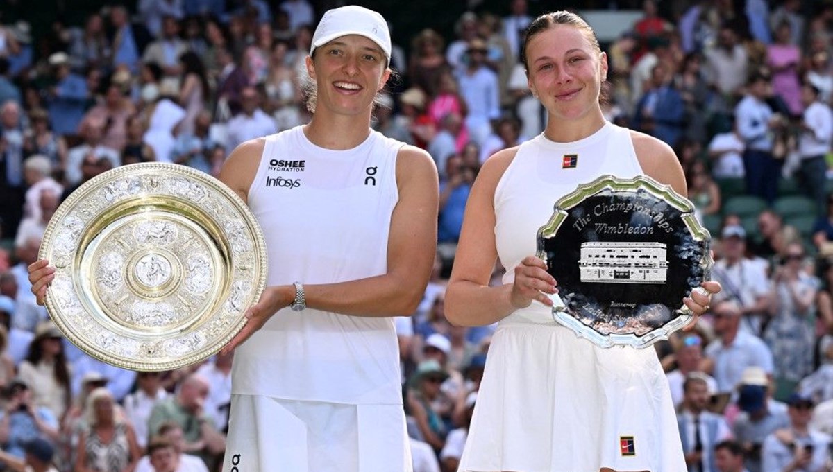 Iga Swiatek, Wimbledon'da şampiyon oldu