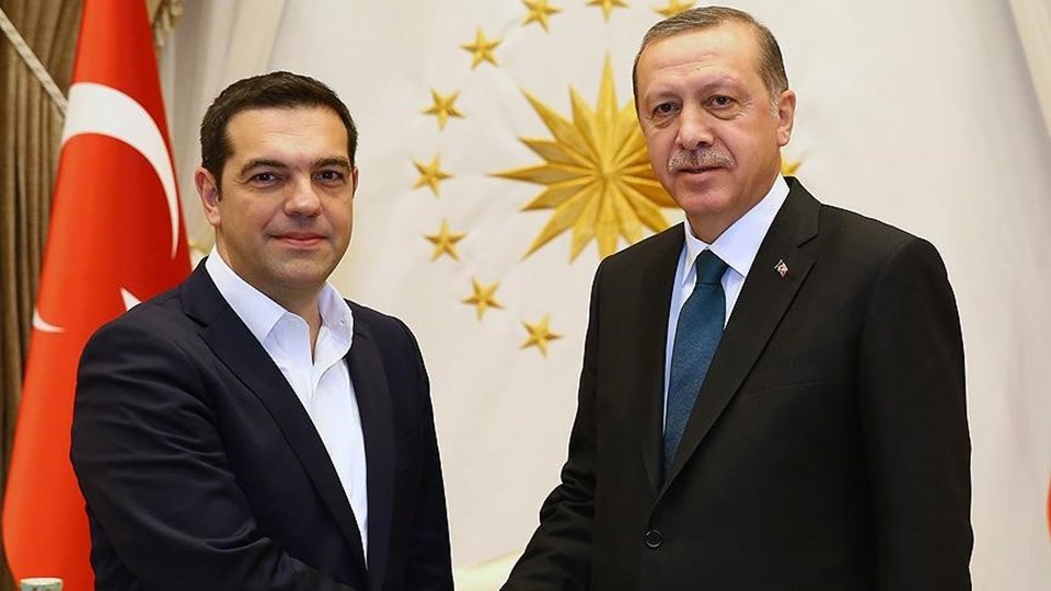 Yunanistan Başbakanı Çipras ve Cumhurbaşkanı Erdoğan