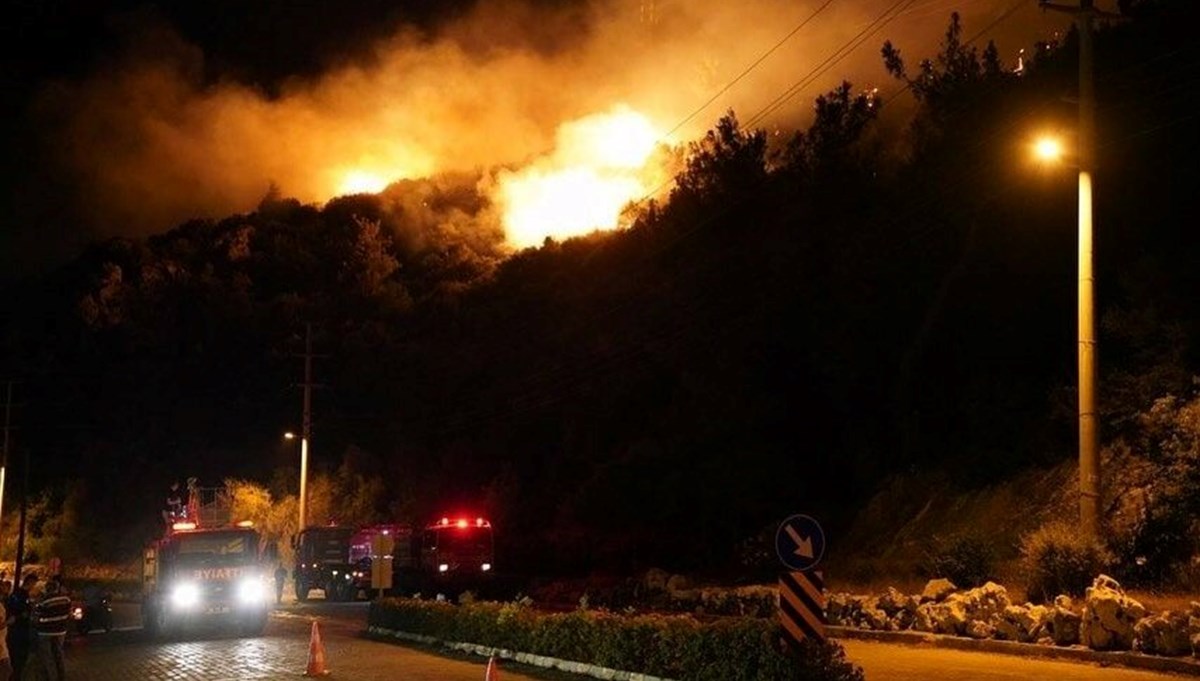 Muğla'da makilikte başlayan yangın ormana sıçradı