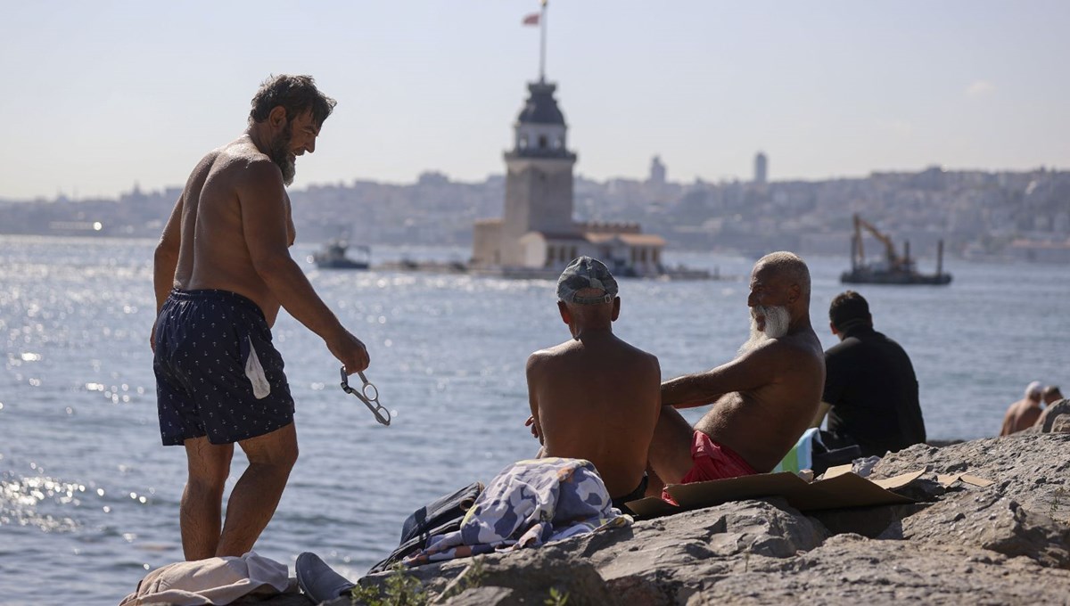 İstanbulluların sıcak havayla mücadelesi