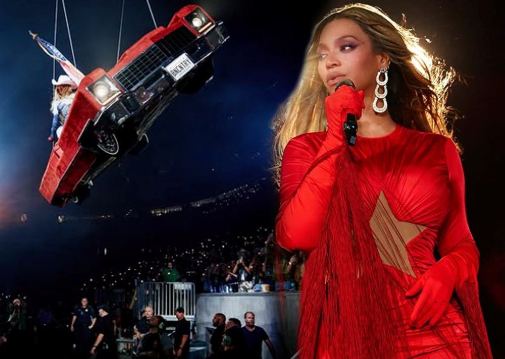 Beyonce konserinde korkutan anlar: Düşmekten kıl payı kurtuldu - 1