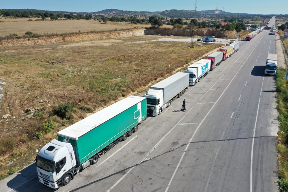 Sınırda 20 kilometrelik TIR kuyruğu - 8