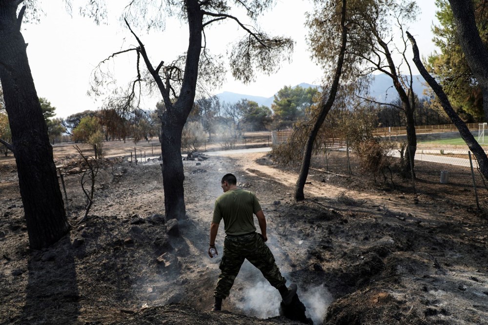 Yunanistan’da yangın felaketinin boyutları ortaya çıktı: 586 yangında 3 kişi öldü, 93 bin 700 hektardan fazla alan yandı - 31