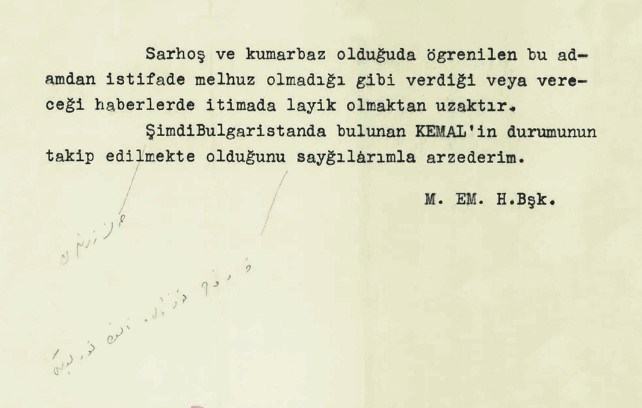 İngiliz Kemal ile ilgili raporlar olumsuz görüşleri de içeriyor.