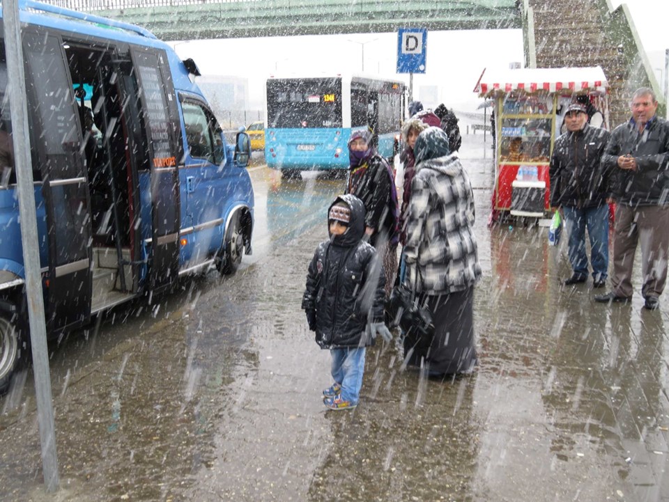 İstanbul'da kar yağışı başladı - 4