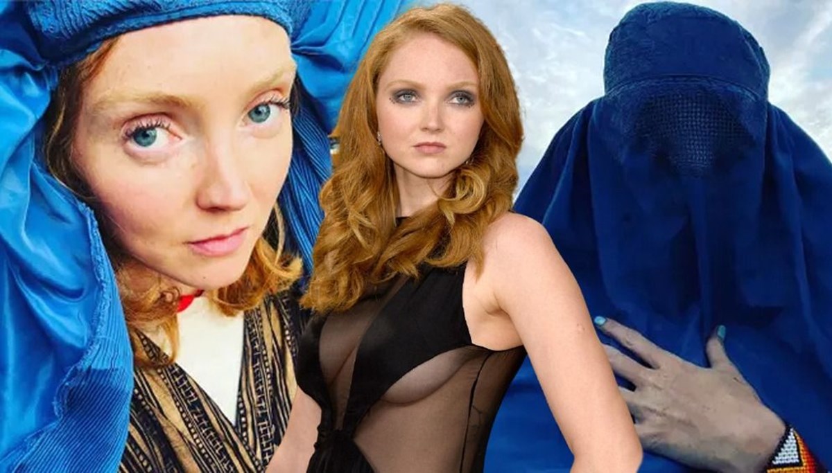 Burkayla kitap tanıtan Lily Cole'a sert tepki