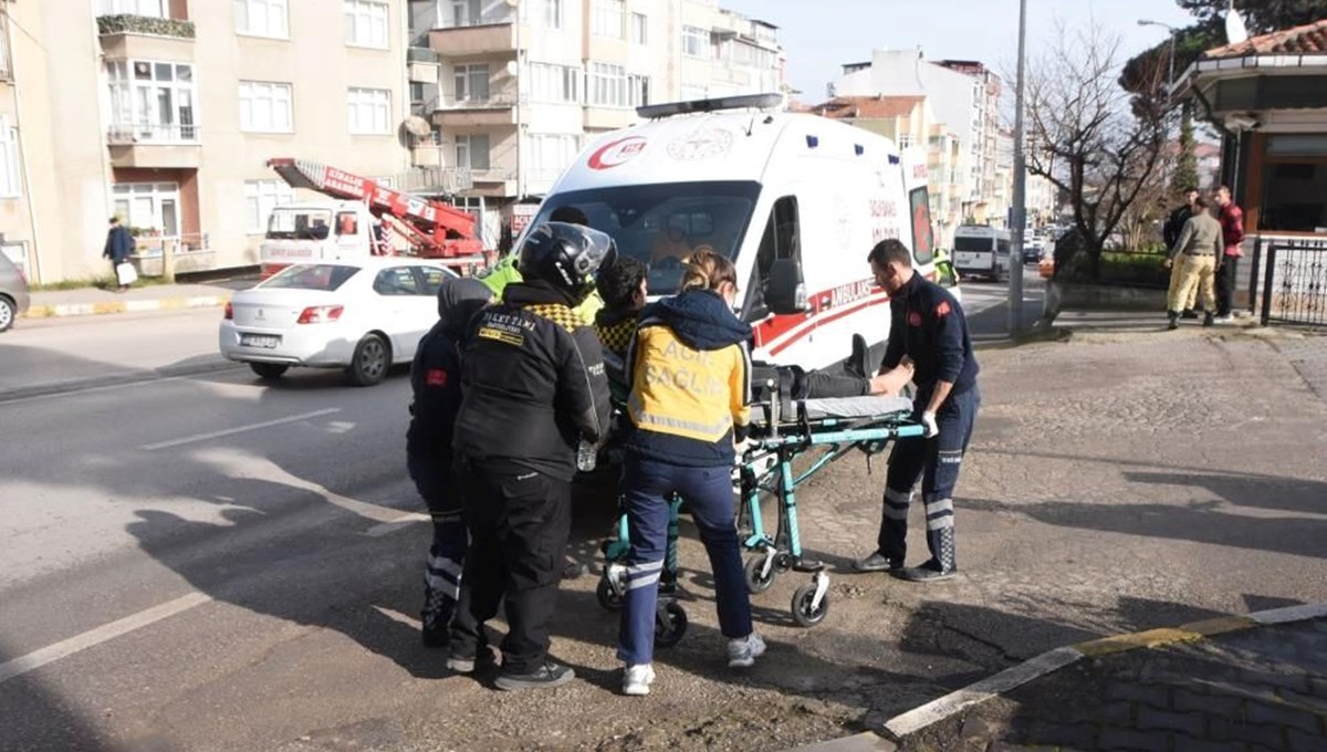 Sinop'ta trafik kazası: 1 yaralı Sinop'ta trafik kazası: 1 yaralı
