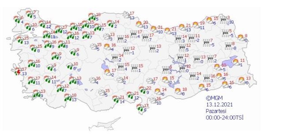 Meteoroloji'den sağanak yağış ve kar uyarısı (Bugün hava nasıl olacak?) - 2